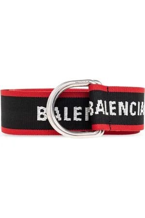 Balenciaga Tilbehør, Herre, Sort, ONE SIZE, Uld, Bælte med logo
