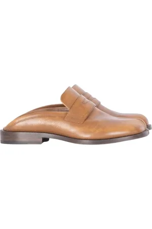 Maison Margiela Sko, Dame, Brun, 38 EU, Læder, Safari Sandal 100% Ko Læder