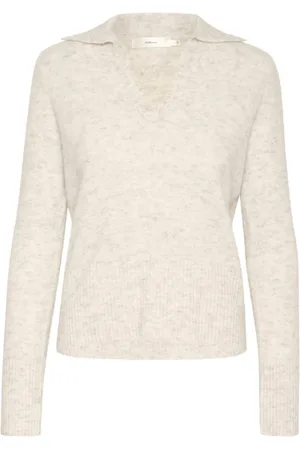 INWEAR Strik, Dame, , S, Uld, Soft Knit Collar Pullover