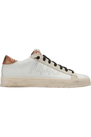 P448 Sko, Dame, Hvid, 37 EU, Læder, Revolution Sneakers