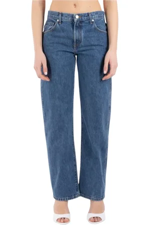 Khaite Jeans, Dame, Blå, W24, Denim, Blå Denim Jeans