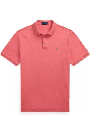 Ralph Lauren Top, Herre, Lyserød, 2XL, Afslappet T-shirt til mænd