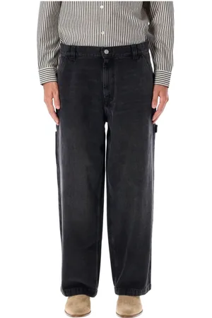Isabel Marant Jeans, Herre, Sort, W30, Denim, Jorama Jeans Denim Wide-Leg