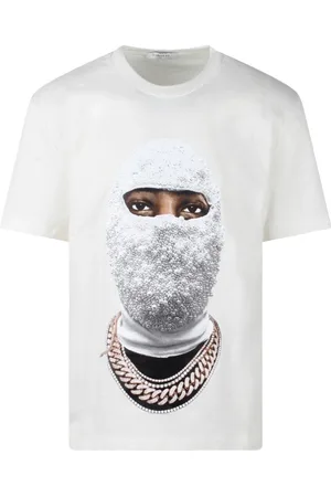 Ih Nom Uh Nit Top, Herre, Hvid, XL, Bomuld, Masketryk Grafisk T-shirt