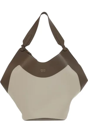 Khaite Taske, Dame, Grøn, ONE SIZE, Uld, Medium Lotus Tote