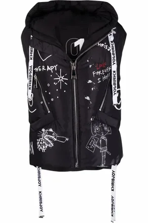 Khrisjoy Jakke, Dame, Sort, S, Uld, Iconic Puff Vest