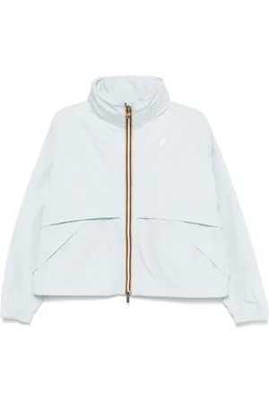 K-Way Jakke, Dame, Blå, 4XL, Uld, Blå Jakke til Kvinder Udendørs Aktiviteter