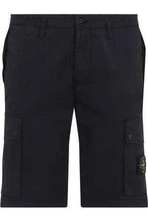 Stone Island Shorts, Herre, Blå, W30, Bomuld, Navyblå bomuldsshorts