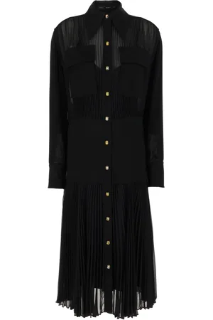Proenza Schouler Kjole, Dame, Sort, XS, Polyester, Skjortekjole