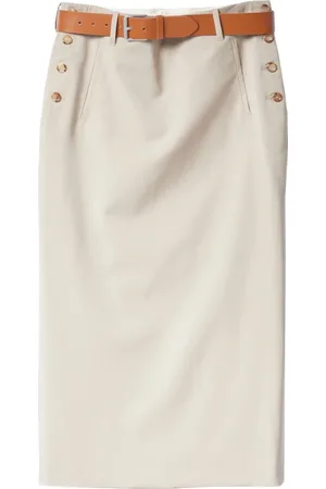Moschino Nederdel, Dame, , M, Uld, Uld Lang Nederdel med Skræddersyet Snit
