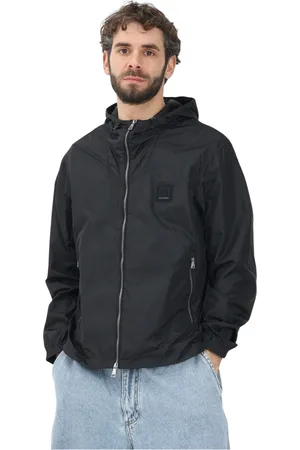 Armani Exchange Jakke, Herre, Sort, L, Uld, Sort vindjakke forår sommer