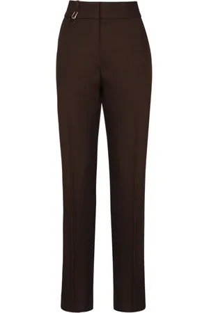 Jacquemus Bukser, Dame, Brun, S, Bomuld, Slim-fit Bukser