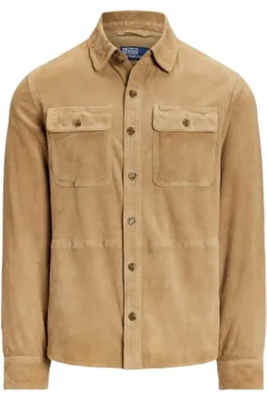 Ralph Lauren Jakke, Herre, , L, Bomuld, Skindarbejdsskjorte