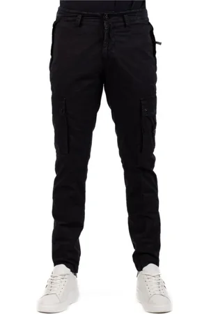 Stone Island Bukser, Herre, Blå, W33, Slim-fit Bukser