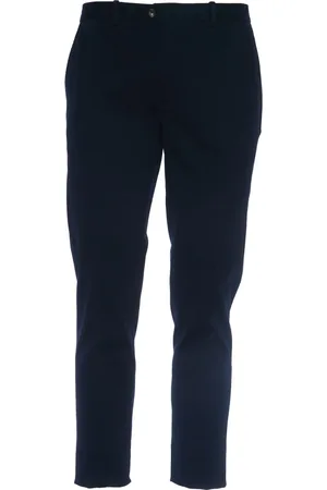 Circolo Bukser, Herre, Blå, L, Bomuld, Marineblå Slim Fit Chino Bukser