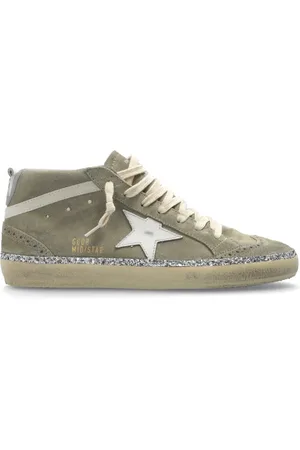 Golden Goose Sko, Dame, Grå, 37 EU, Læder, Sneakers Mid Star Classic