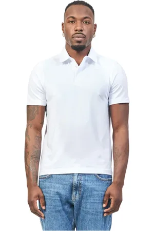 K-Way Top, Herre, Hvid, M, Bomuld, Vincelle Kortærmet Polo Shirt
