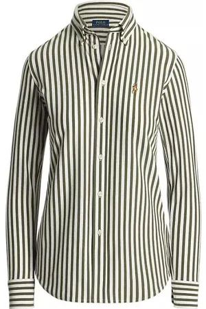 Ralph Lauren Bluser & Skjorter, Dame, Grøn, XL, Afslappet Skjorte