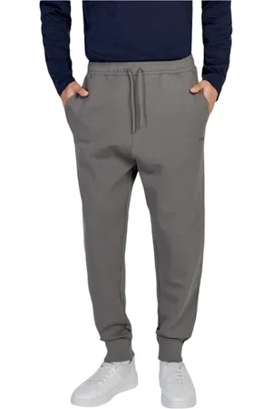 HUGO BOSS Bukser, Herre, Grå, S, Bomuld, Sweatpants