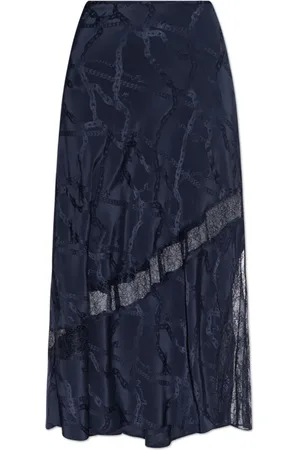 Zadig & Voltaire Nederdel, Dame, Blå, 2XS, Jaylal Skirt