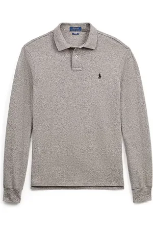 Ralph Lauren Top, Herre, Grå, 2XL, Bomuld, Afslappet Bomuld T-shirt