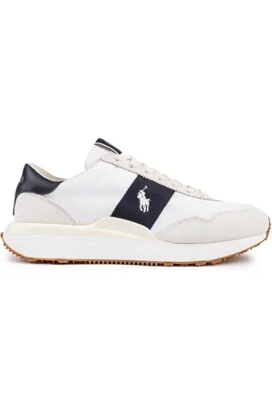 Ralph Lauren Sko, Herre, Hvid, 45 EU, Læder, Train 89 Læder Sneaker