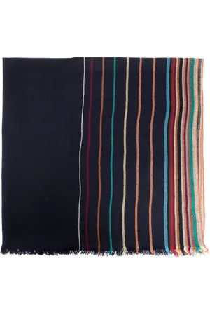 Paul Smith Tilbehør, Herre, Blå, ONE SIZE, Uld, Uldtørklæde