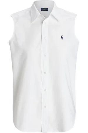 Ralph Lauren Bluser & Skjorter, Dame, Hvid, XL, Afslappet Skjorte