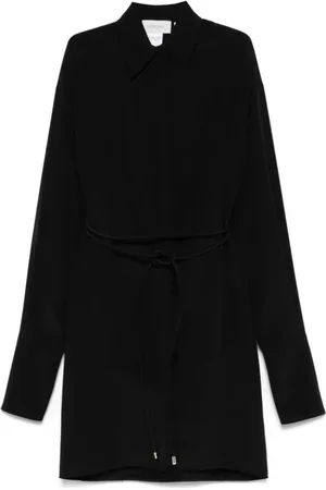 Sportmax Kjole, Dame, Sort, S, Spandex, Eolie Sort Midi Kjole