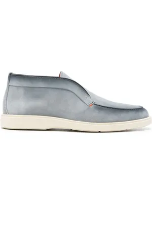 santoni Sko, Herre, Grøn, 41 EU, Læder, Luksus Læder Sandaler Celeste