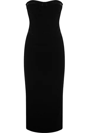 Sportmax Kjole, Dame, Sort, XS, Elegant Kjole til Kvinder