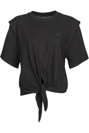 Pinko Top, Dame, Sort, M, Bomuld, Limousine T-shirt