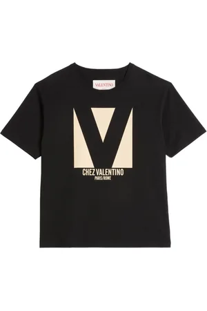 VALENTINO GARAVANI Top, Herre, Sort, XL, Bomuld, Casual bomulds T-shirt