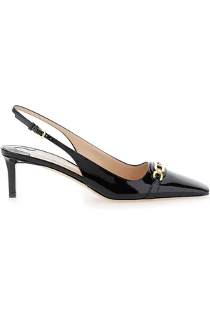 Tom Ford Sko, Dame, Sort, 40 EU, Læder, Sorte laklæder slingback hæle