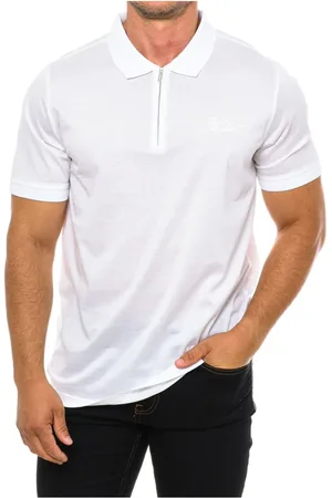 Karl Lagerfeld Top, Herre, Hvid, S, Bomuld, Kortærmet poloshirt