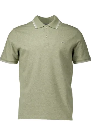 Paul & Shark Top, Herre, Grøn, M, Bomuld, Polo Shirt