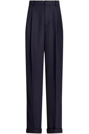 Ralph Lauren Bukser, Dame, Blå, XS, Uld, Stilfuld Nederdel til Kvinder