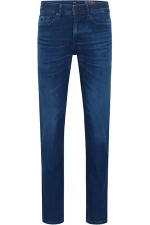 HUGO BOSS Jeans, Herre, Blå, W38, Bomuld, Delaware Bc-L-P Jeans