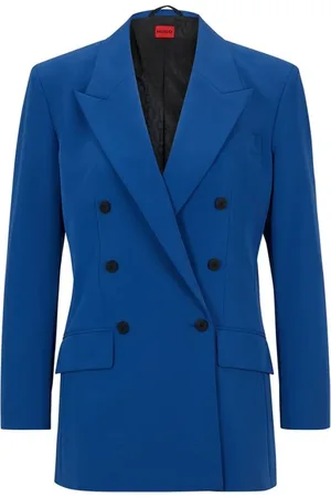 HUGO BOSS Jakke, Dame, Blå, L, Chic Blazer