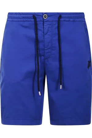 Vilebrequin Shorts, Herre, Blå, W34, Bomuld, Sporty Komfort Shorts Solid Stil