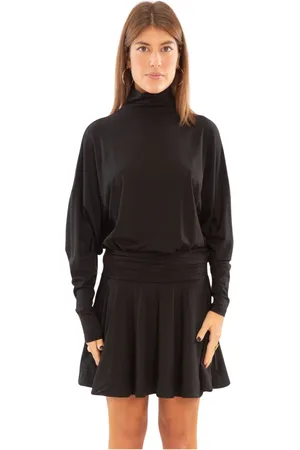 Pinko Kjole, Dame, Sort, S, Atom Jersey Kjole