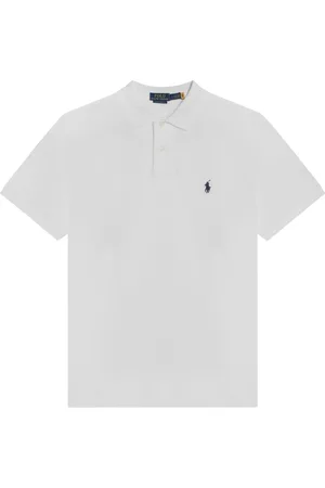 Ralph Lauren Top, Herre, Hvid, S, Bomuld, Kortærmet poloshirt