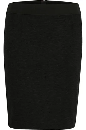 INWEAR Nederdel, Dame, Sort, 3XL, Olally Skirt