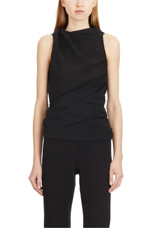 Rick Owens Top, Dame, Sort, S, Sort Luna Top til Kvinder