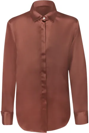 BLANCA Bluser & Skjorter, Dame, Brun, S, Polyester, Brun T-shirts & Polos Aw23