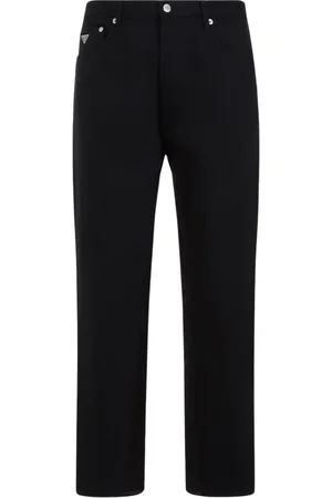 Prada Jeans, Herre, Sort, W31, Denim, Sort 5-lommet denim jeans