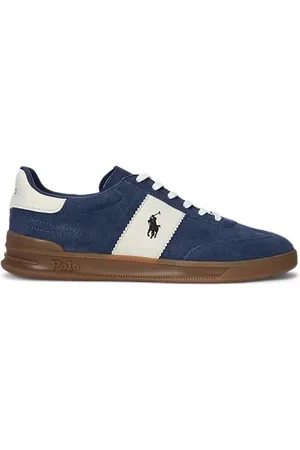 Ralph Lauren Sko, Herre, Blå, 43 EU, Uld, Stilfulde Sneakers til Mænd og Kvinder