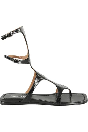 PARIS TEXAS Sko, Dame, Sort, 37 1/2 EU, Flade Sandaler