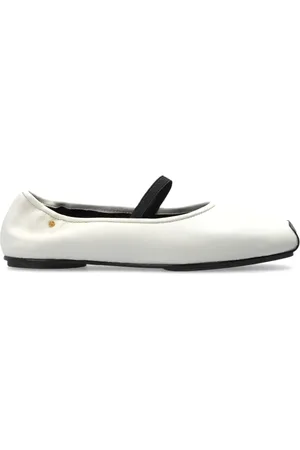 Tory Burch Sko, Dame, Hvid, 37 EU, Uld, Runway Ballerina Sko