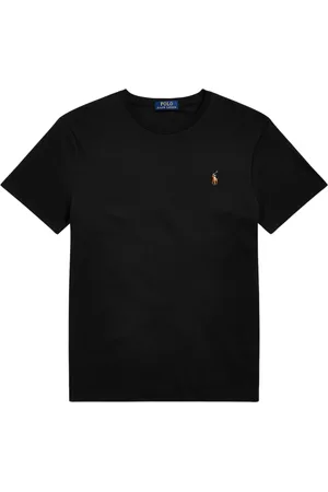 Ralph Lauren Top, Herre, Sort, XL, Bomuld, Regular Fit T-shirt